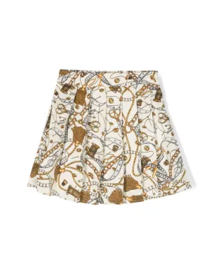 Moschino Kids グラフィックプリントプリーツスカート - サムネイル1