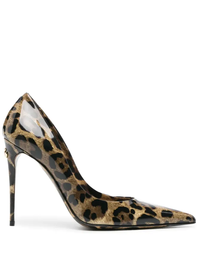 Dolce & Gabbana Dolce & Gabbana x Kim レオパード柄パンプス - ブラウンの商品画像