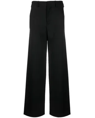 MM6 Maison Margiela シングルステッチ ロゴ ワイドレッグパンツ - サムネイル1