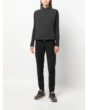 Brunello Cucinelli パッド入りリブ編みジレ グレー - サムネイル2