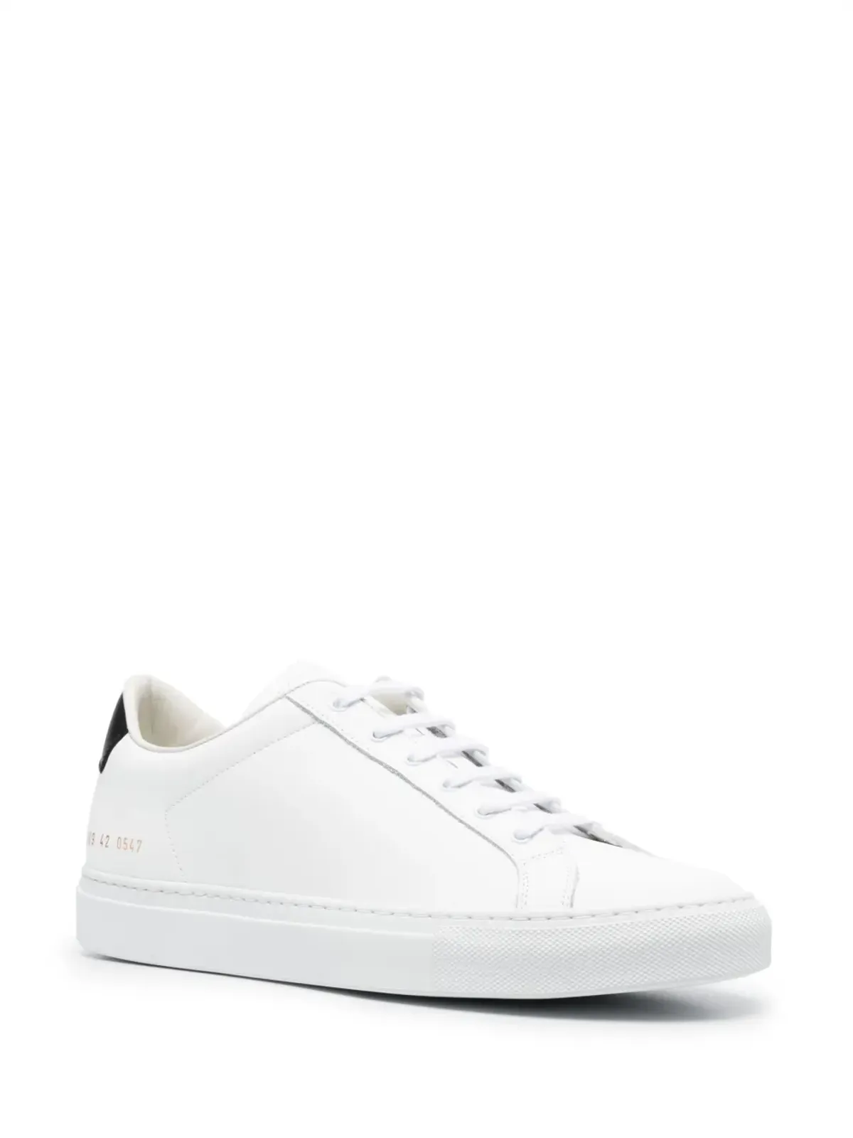 Common Projects レトロレザー スニーカー - ホワイト - 画像2