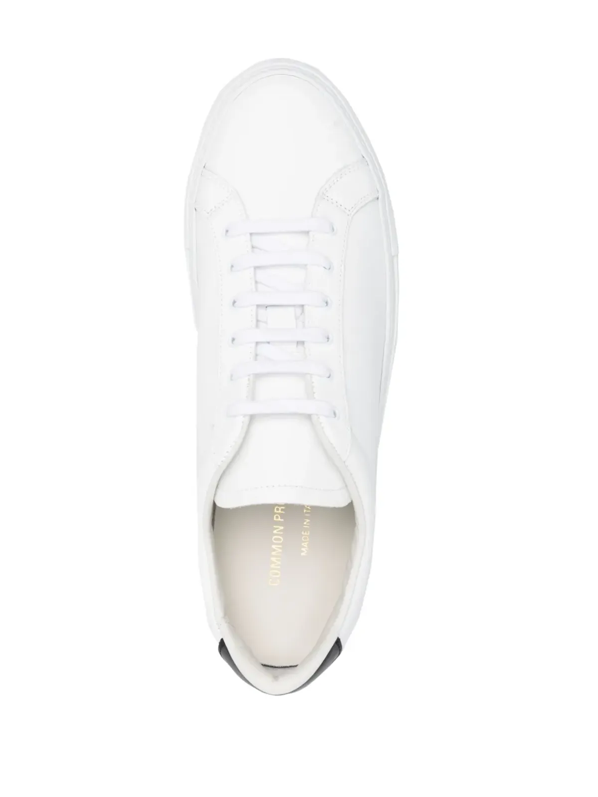 Common Projects レトロレザー スニーカー - ホワイト - 画像4
