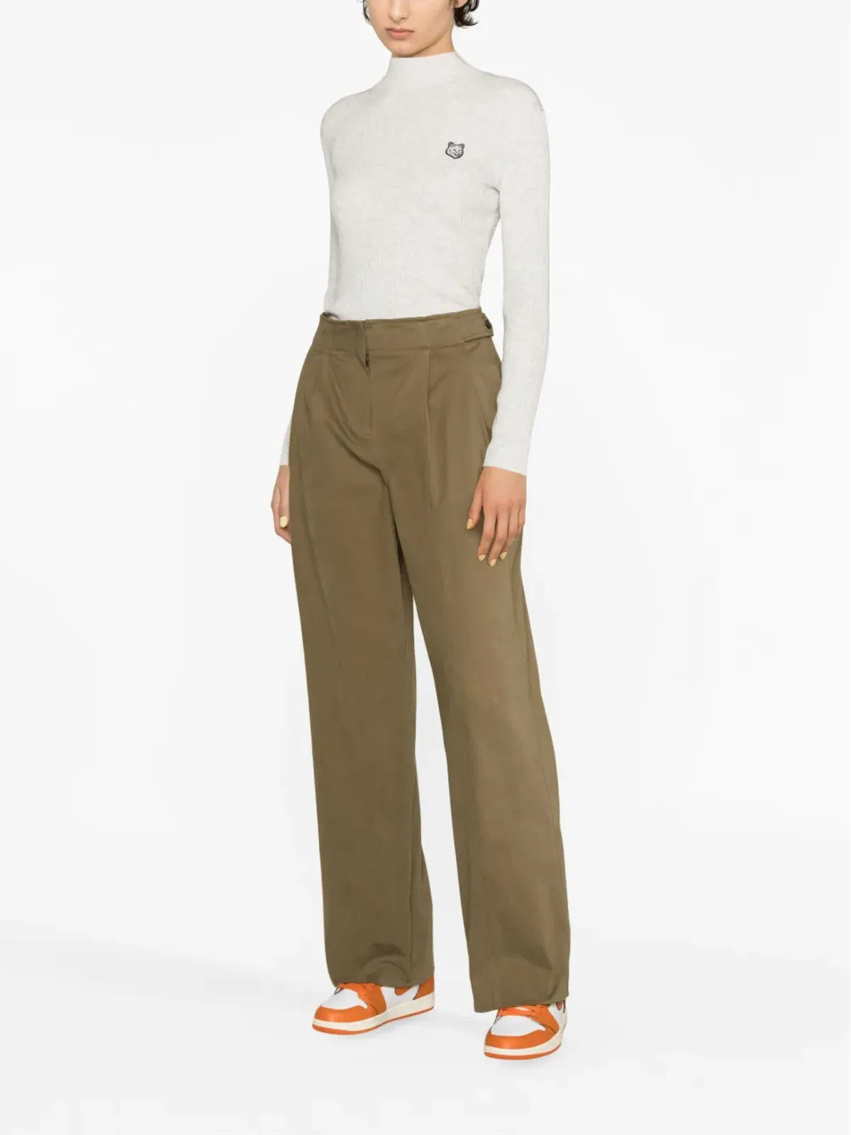 Maison Kitsuné フォックスモチーフ ハイネック ジャンパー - 画像2