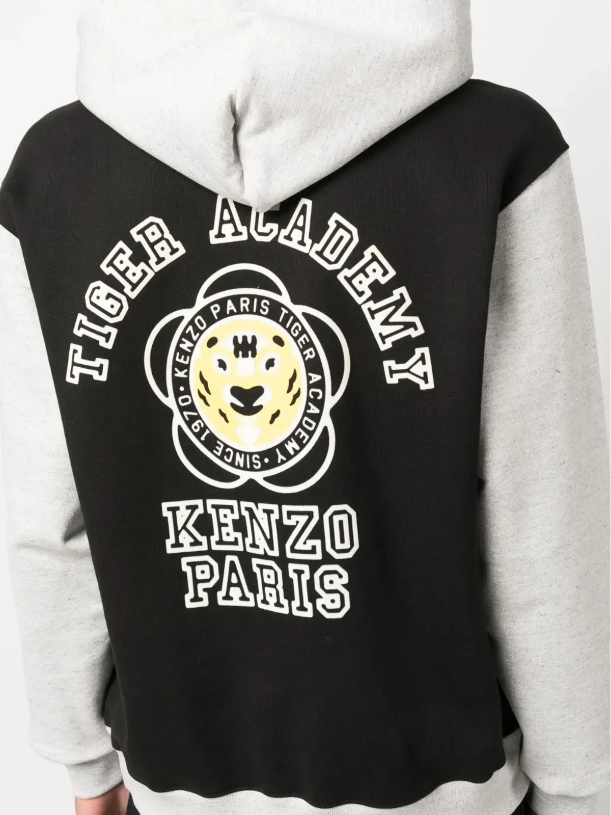 Kenzo カラーブロック ストレッチコットン パーカー - Black - 画像5