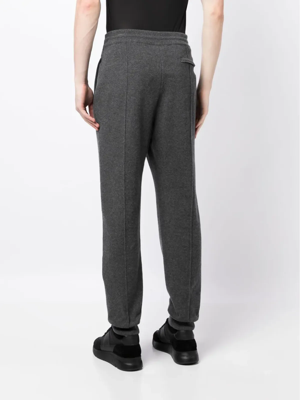 Dunhill ドローコード付きカシミヤブレンド トラックパンツ - 画像4