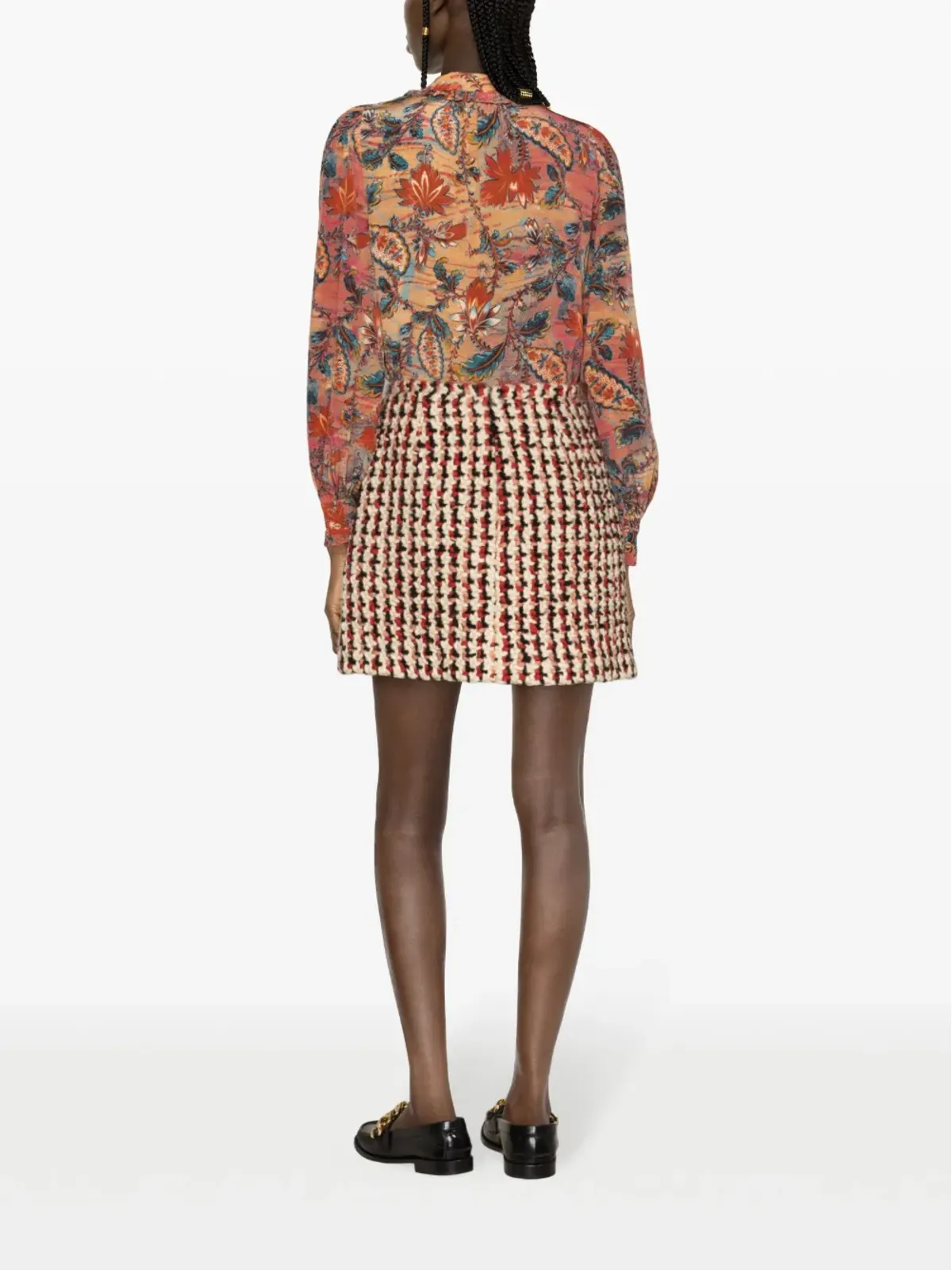 Ulla Johnson フィリパ花柄プリント シルク ブラウス - 画像4