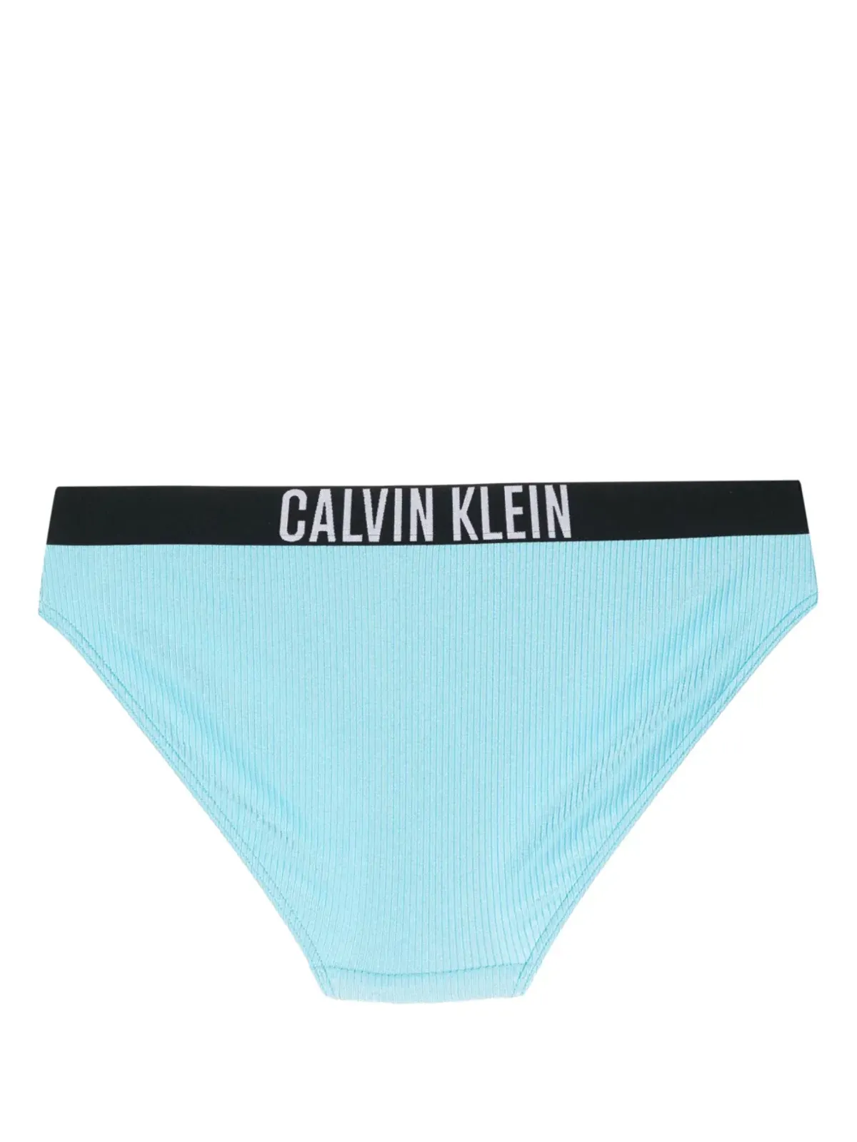 Calvin Klein ロゴ入りウエストバンド リブ編みビキニボトム - 画像2