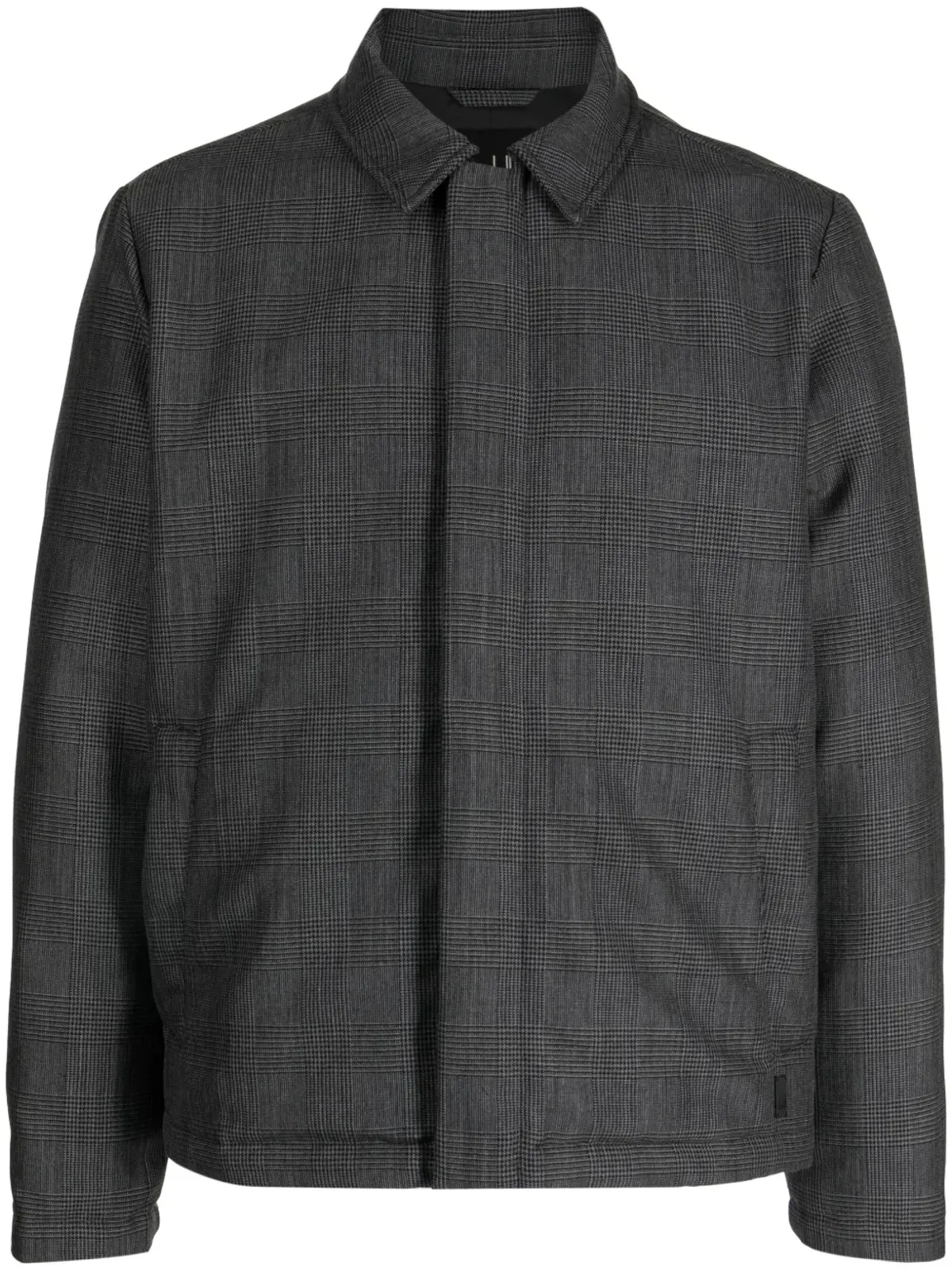 Dunhill チェック柄シャツジャケット - グレー - 画像1
