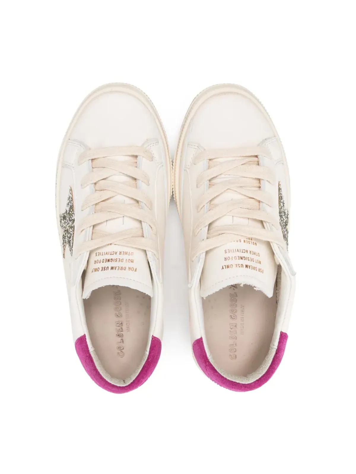 Golden Goose Kids May Young レザー スニーカー - 画像3
