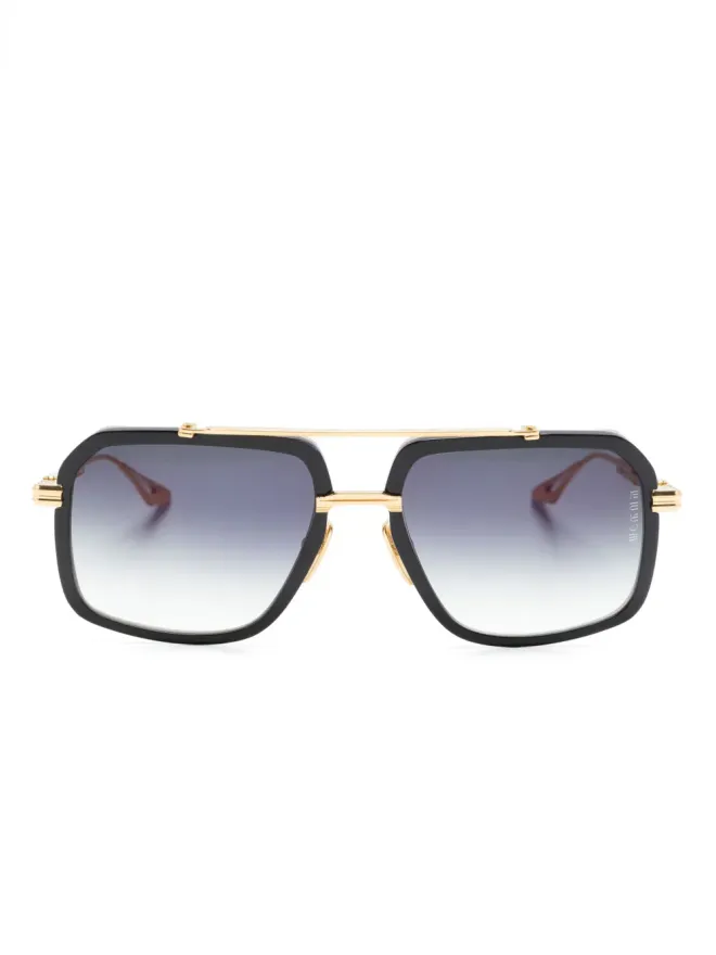 Dita Eyewear Dita Eyewear パイロットフレーム グラデーション サングラス - ブラックの商品画像