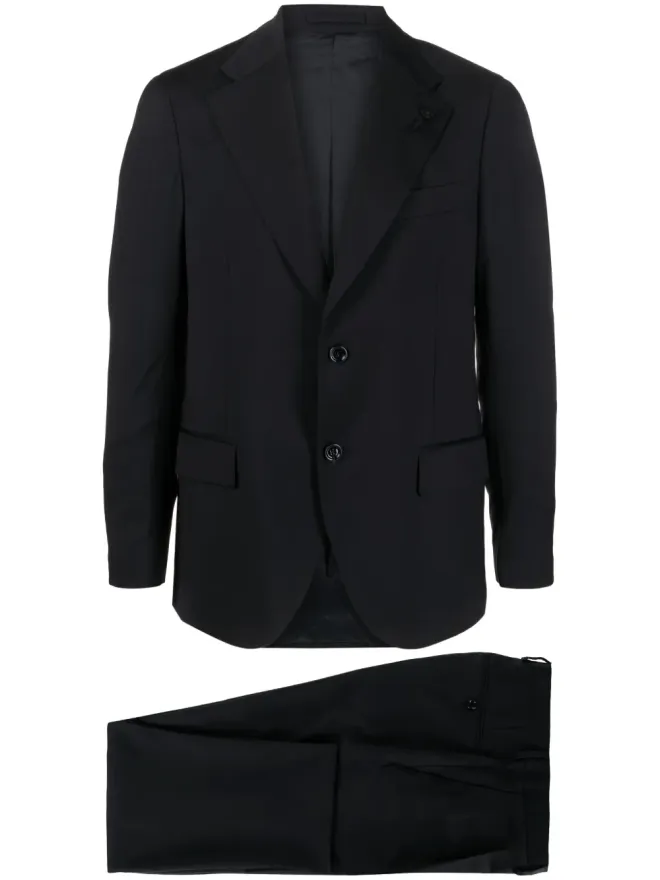 Lardini Lardini シングルブレスト ウールスーツセット ブルーの商品画像