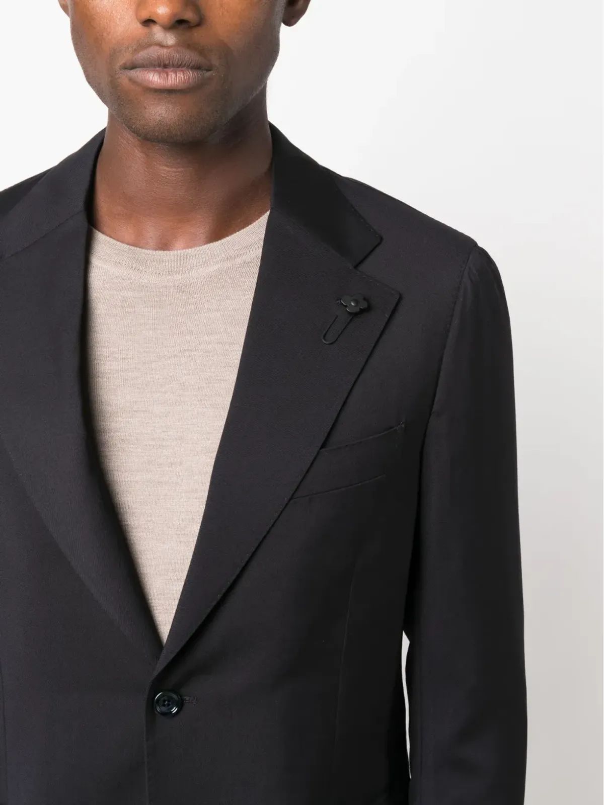 Lardini シングルブレスト ウールスーツセット ブルー - 画像5