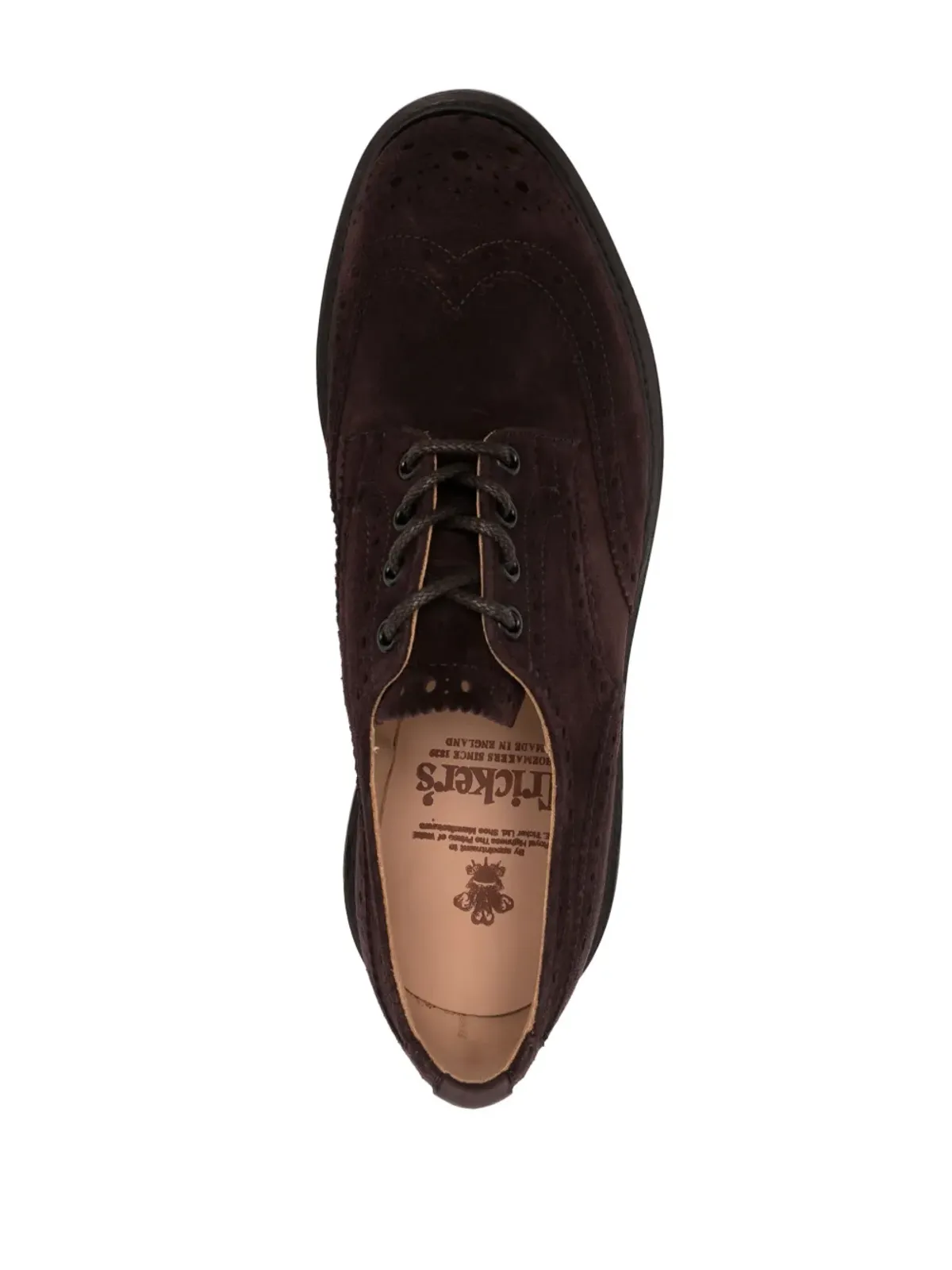Tricker's ボーートン スエード ブローグ - 画像4