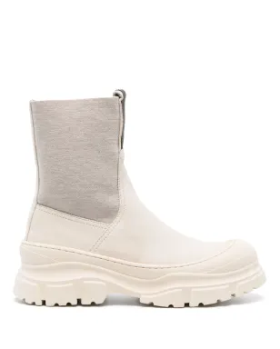 Brunello Cucinelli モニリビーズパネルド アンクルブーツ - サムネイル1