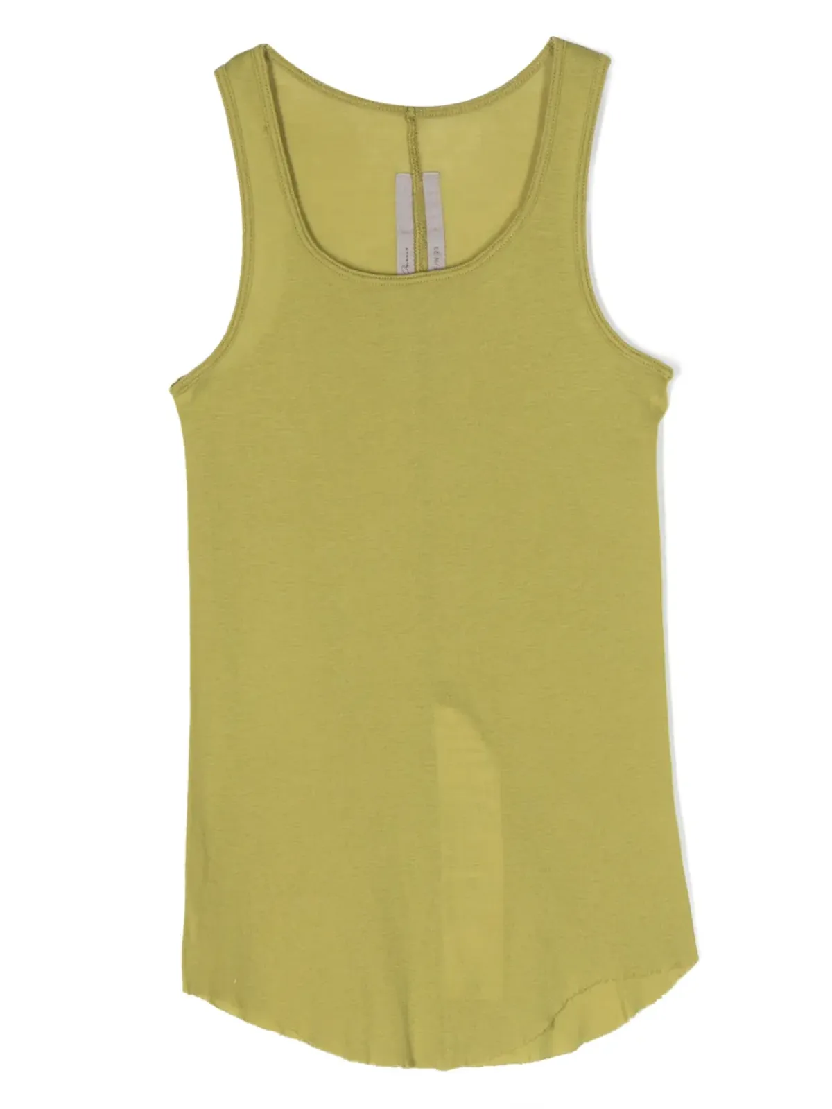 Rick Owens Kids オーガニックコットン RAWエッジ タンクトップ - 画像1
