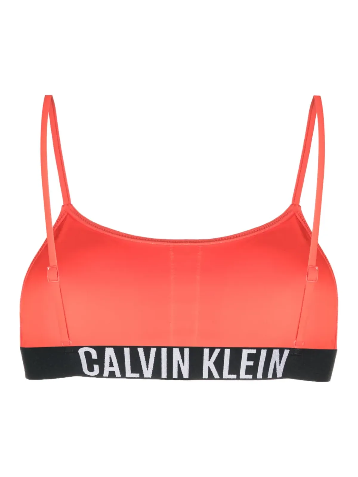Calvin Klein ブラレット風ビキニトップ - レッド - 画像2