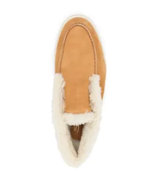 Santoni シアリングスエード ローファー - サムネイル4