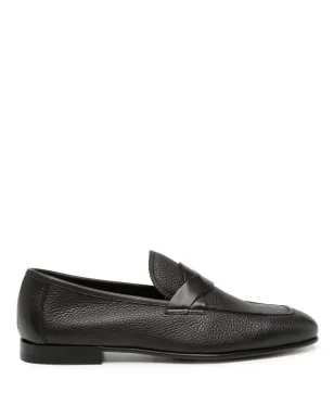 TOM FORD Sean twist-detail leather loafers ブラウン - サムネイル1