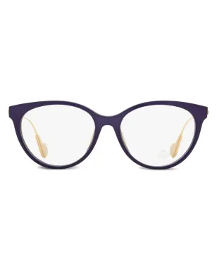 Moncler Eyewear パントス猫眼フレーム眼鏡 - パープル - サムネイル1