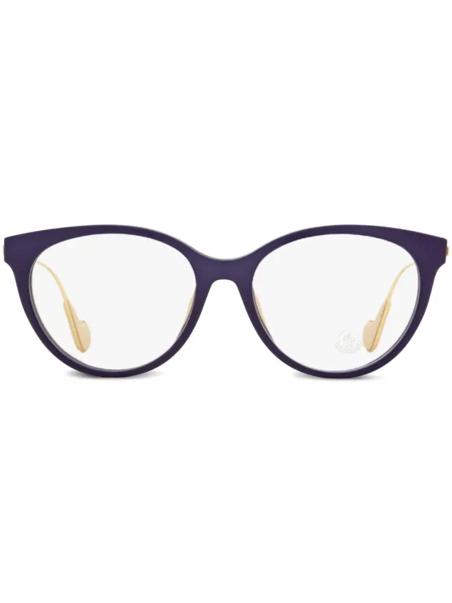Moncler Eyewear Moncler Eyewear パントス猫眼フレーム眼鏡 - パープルの商品画像