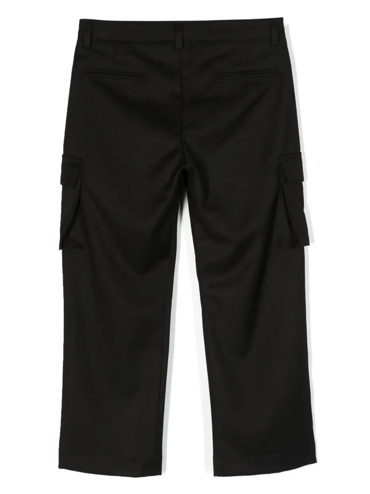 MSGM Kids マルチポケットストレートレッグパンツ - Black - 画像2