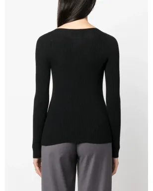 Emporio Armani シームレスリブ編みニットセーター - サムネイル4