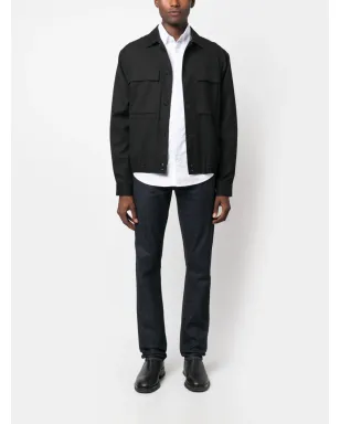 Armani Exchange ロゴ刺繍入り 長袖コットンシャツ - ホワイト - サムネイル2