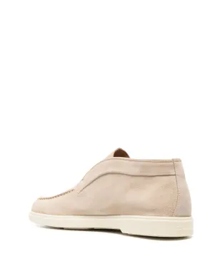 Santoni スエードスリップオンローファー - サムネイル3