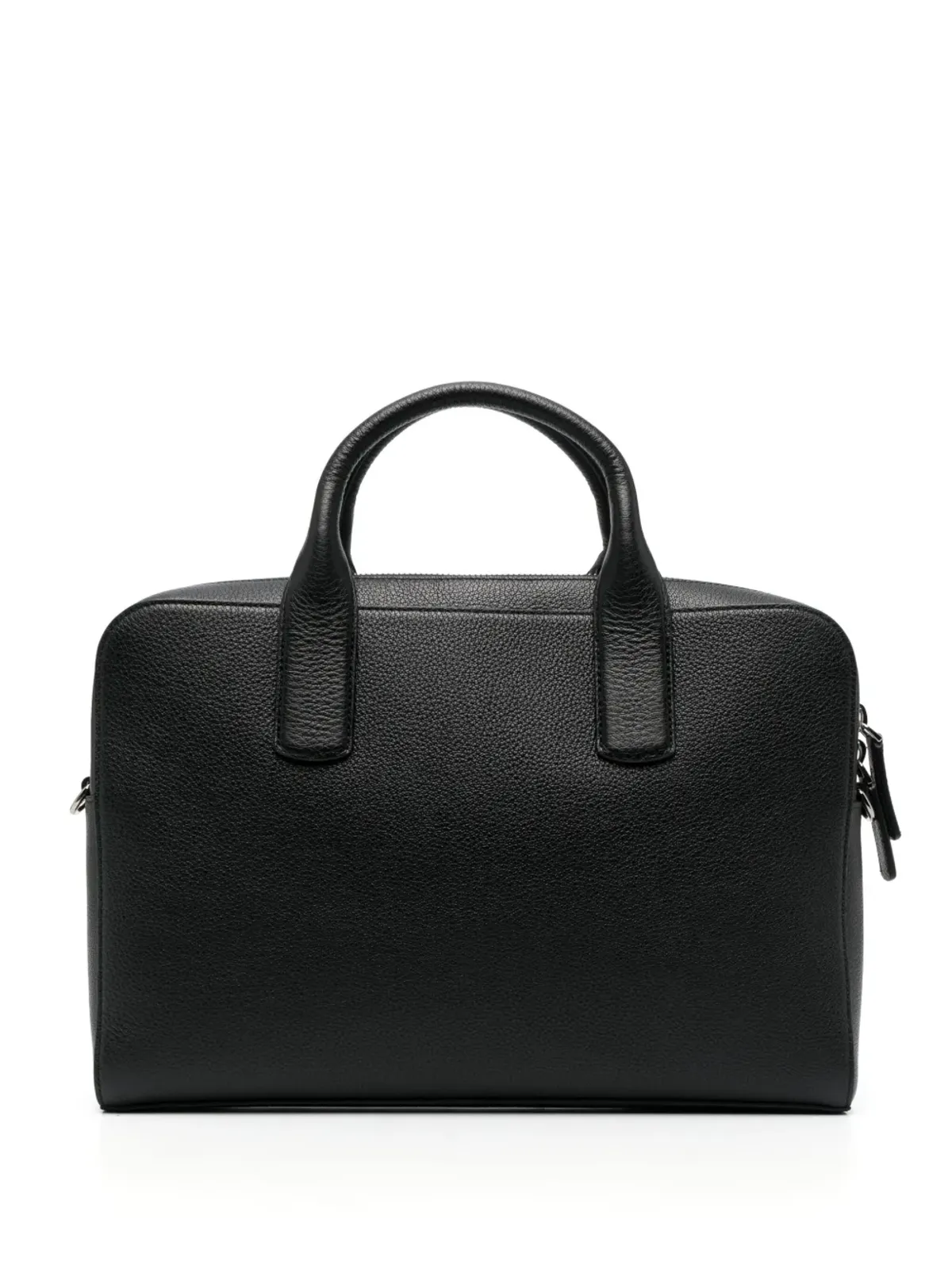 Giorgio Armani ロゴスタンプレザー ラップトップバッグ - 画像2