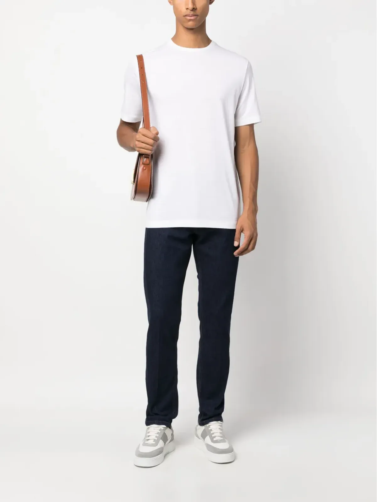 Lardini 半袖ウールTシャツ - ホワイト - 画像2