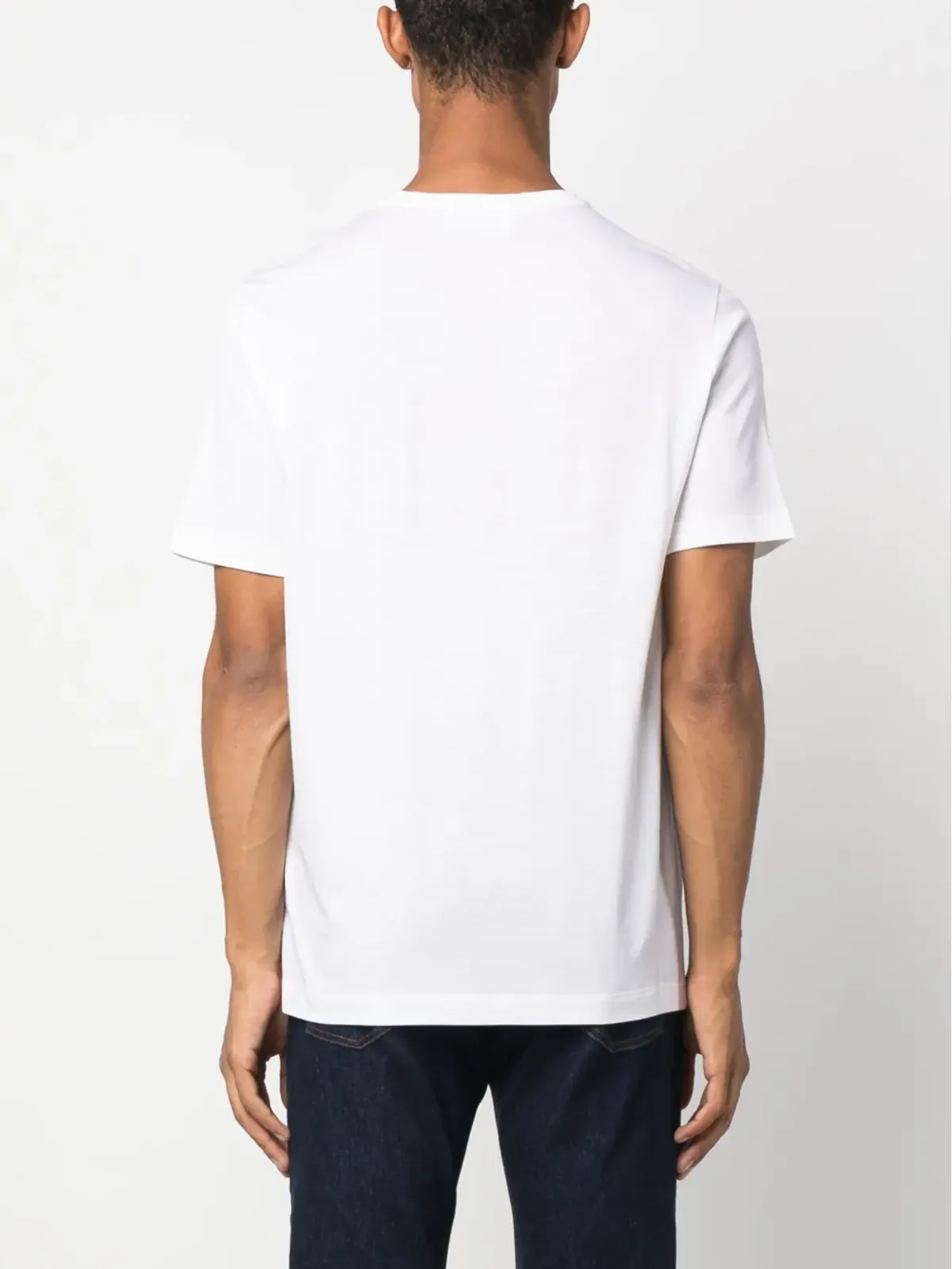 Lardini 半袖ウールTシャツ - ホワイト - 画像4