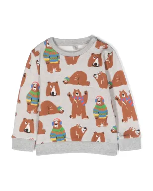 Stella McCartney Kids ベアプリント オーガニックコットン スウェットシャツ - サムネイル1