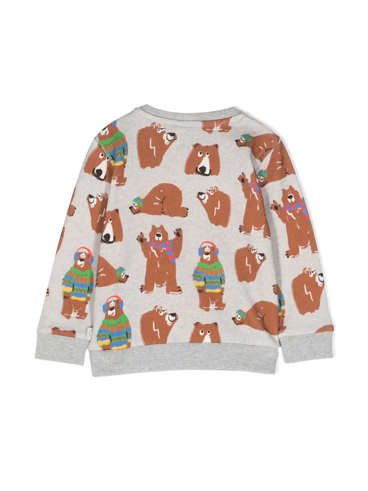 Stella McCartney Kids ベアプリント オーガニックコットン スウェットシャツ - 画像2