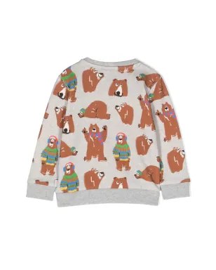 Stella McCartney Kids ベアプリント オーガニックコットン スウェットシャツ - サムネイル2