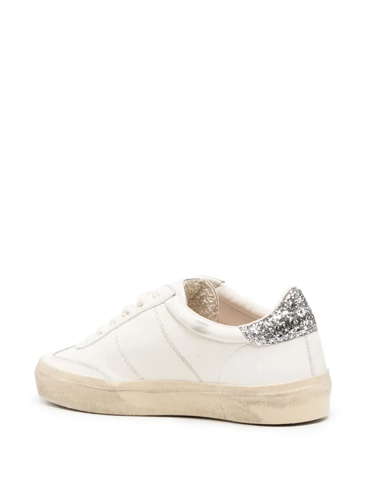 Golden Goose Soul Star デストリッド グリッター スニーカー - White - 画像3