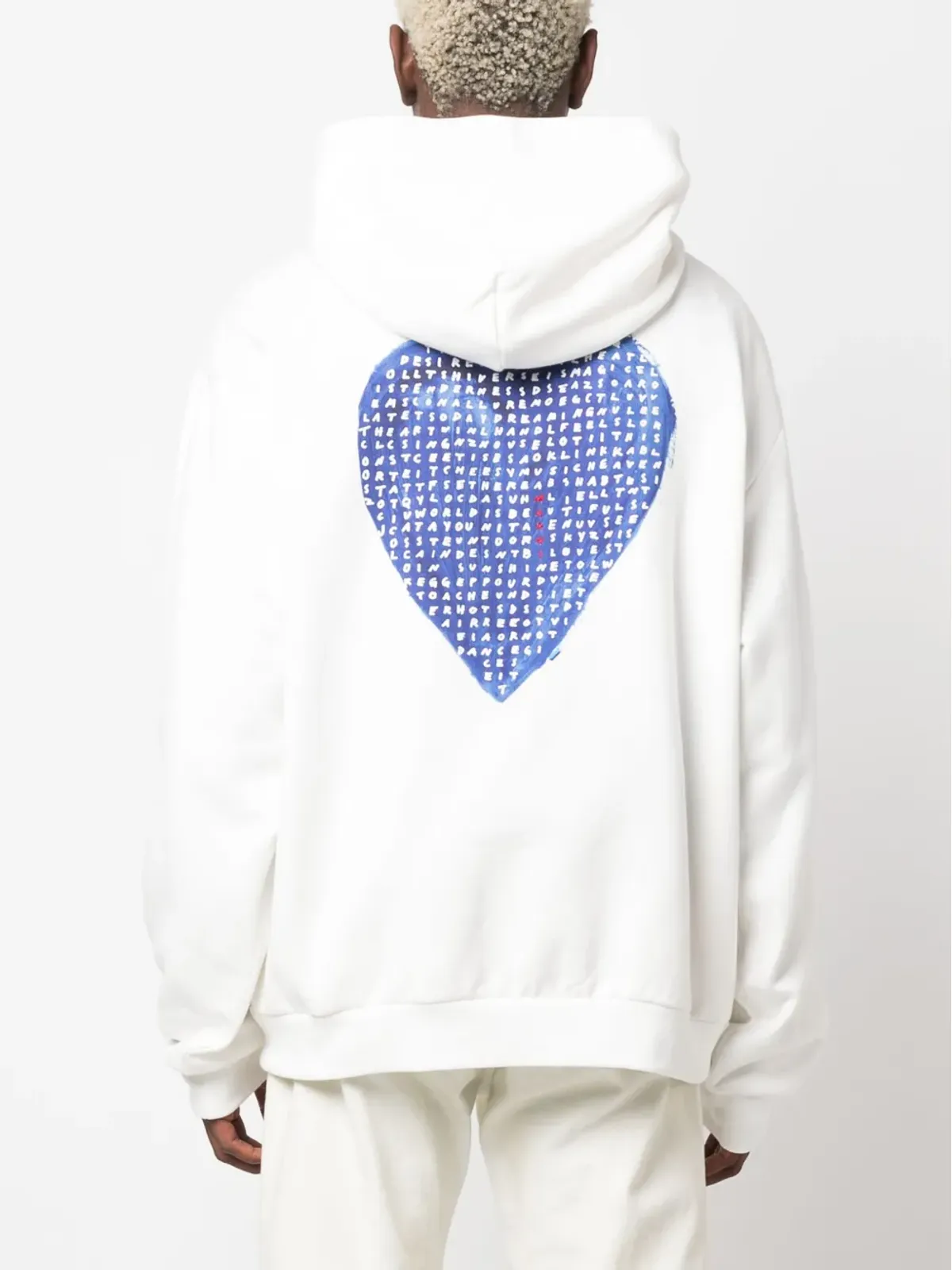 Marni ハートプリント コットン パーカー - 画像4
