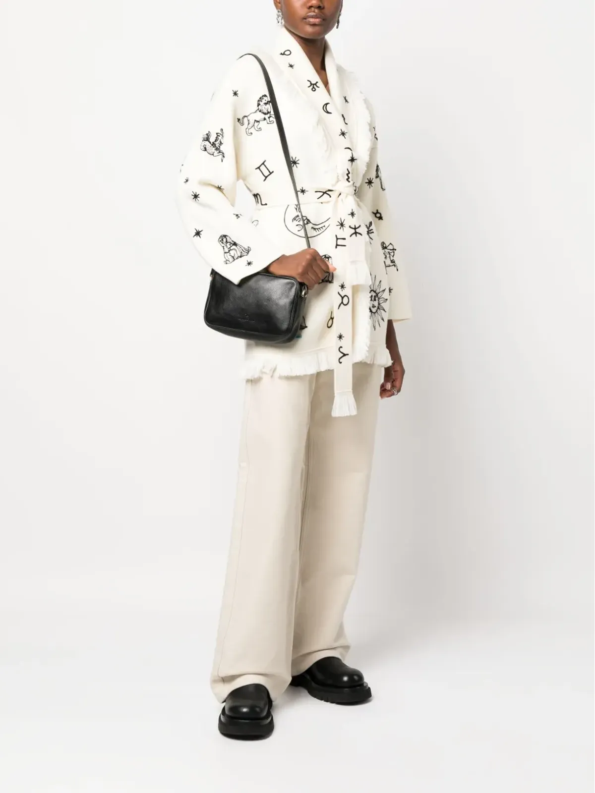 Il Bisonte Oliveta crossbody bag - Black - 画像2