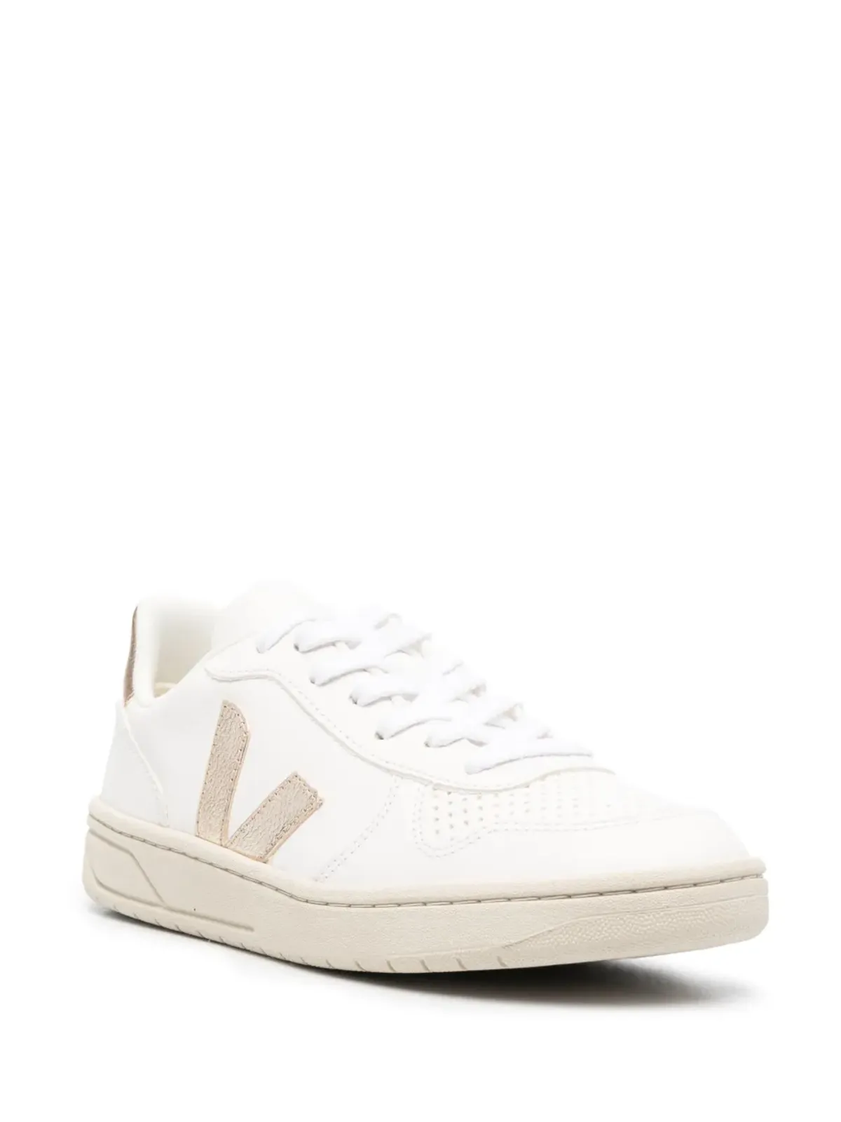 VEJA V-10 ChromeFree レザー スニーカー - ホワイト - 画像2