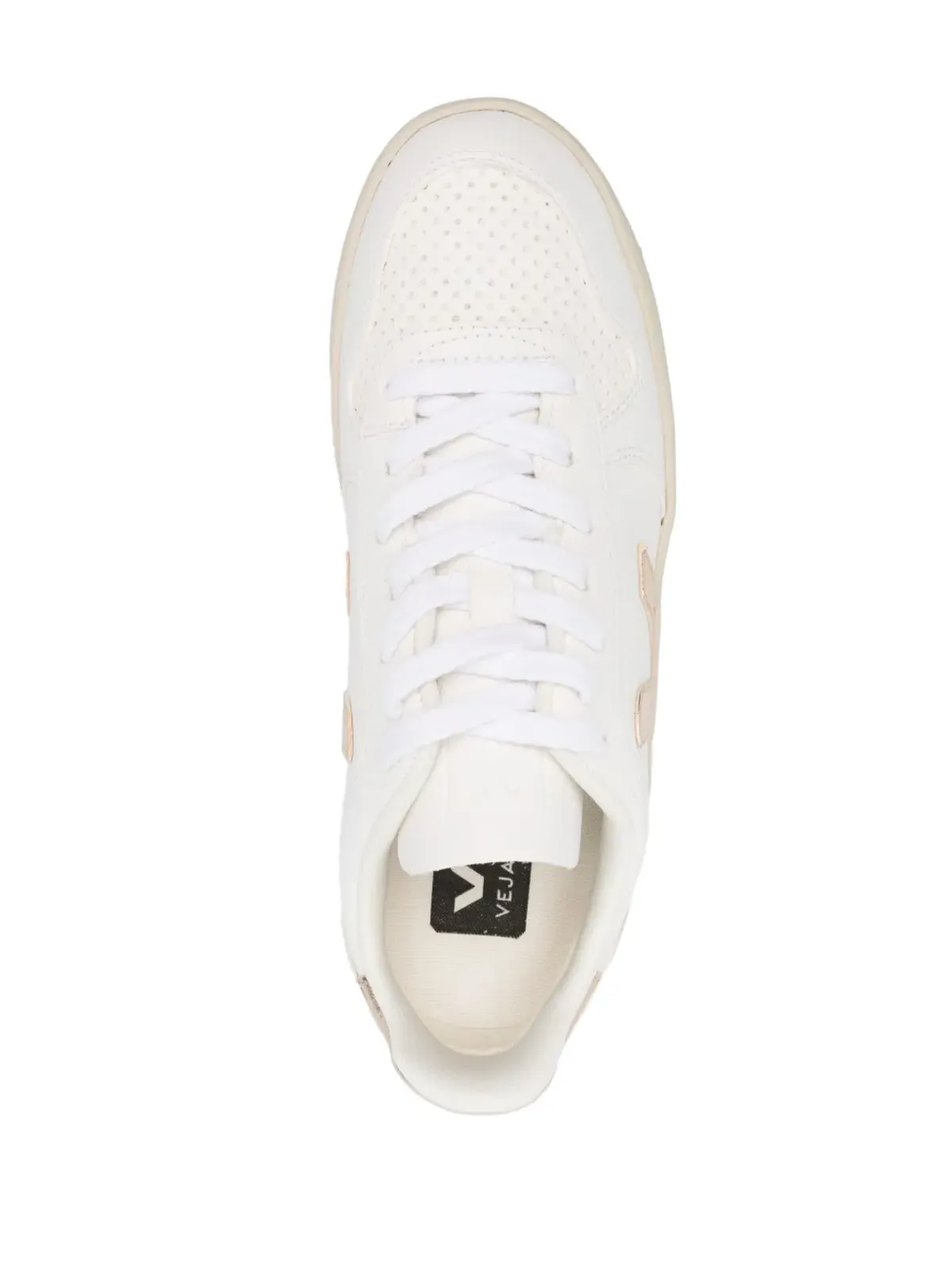 VEJA V-10 ChromeFree レザー スニーカー - ホワイト - 画像4