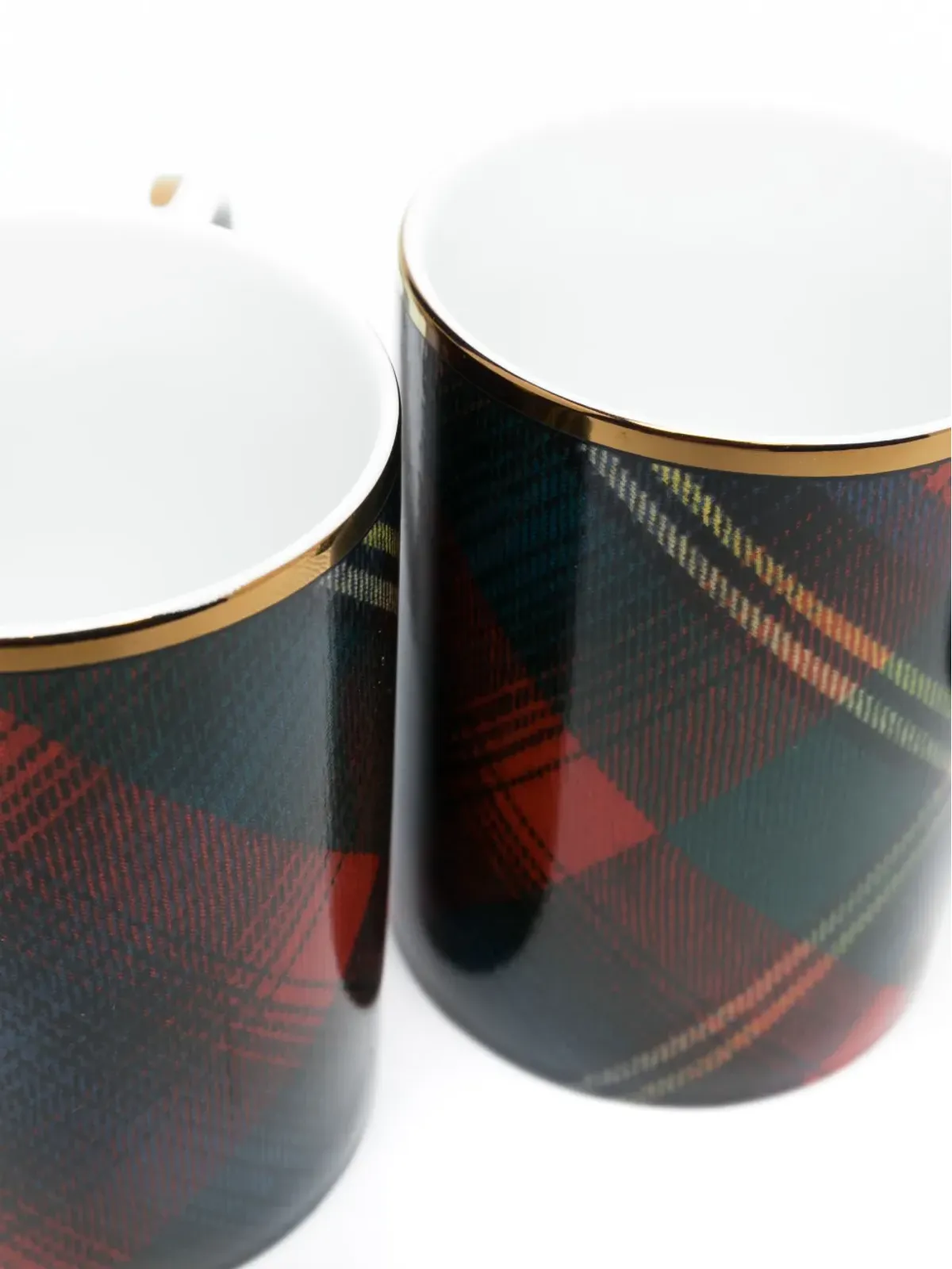 Ralph Lauren Home アレキサンダー・プレイド柄マグカップ（4個セット） - ブルー - 画像2