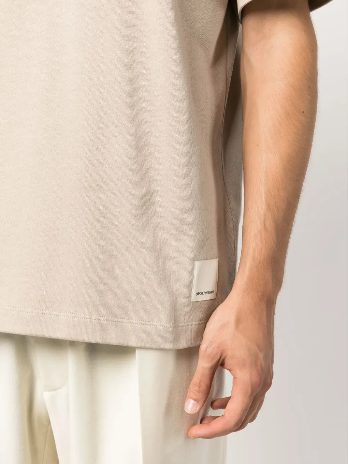 Emporio Armani 半袖オーガニックコットンTシャツ - 画像5