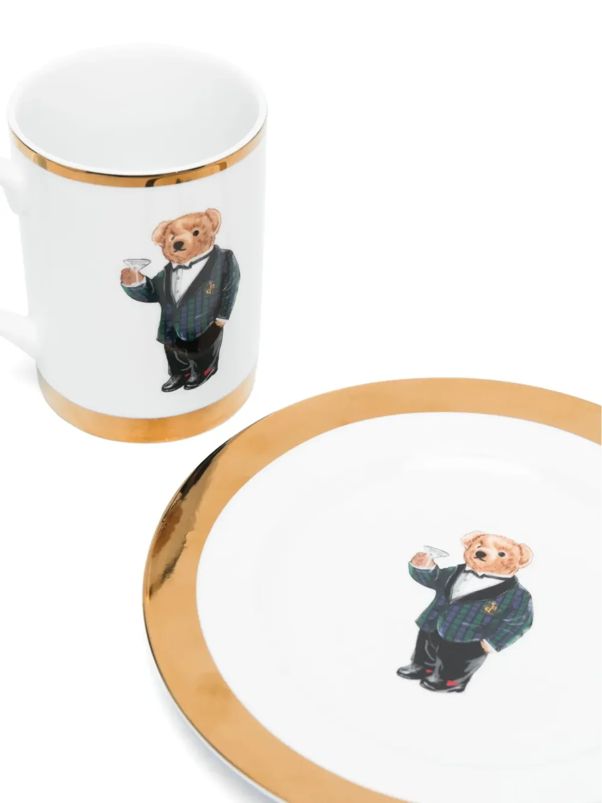 Ralph Lauren Home トンプソン ポロベア プレート＆マグ ギフトセット（4点セット） - 画像4