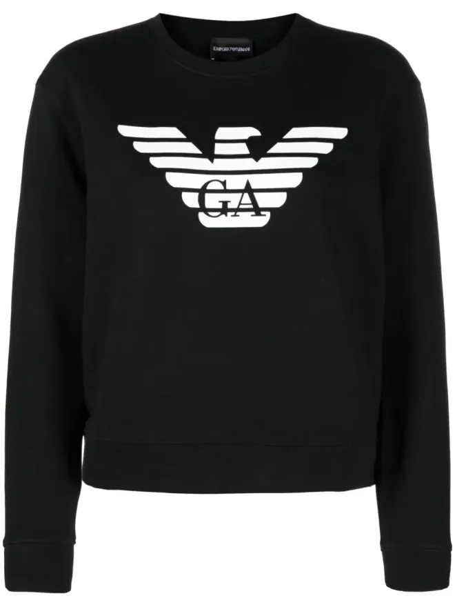 Emporio Armani Emporio Armani ロゴプリント コットン スウェットシャツの商品画像