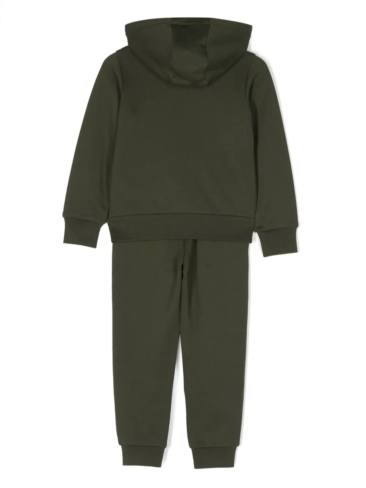 Moncler Enfant ロゴパッチ コットン トラックスーツセット - グリーン - 画像2