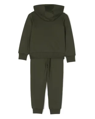 Moncler Enfant ロゴパッチ コットン トラックスーツセット - グリーン - サムネイル2