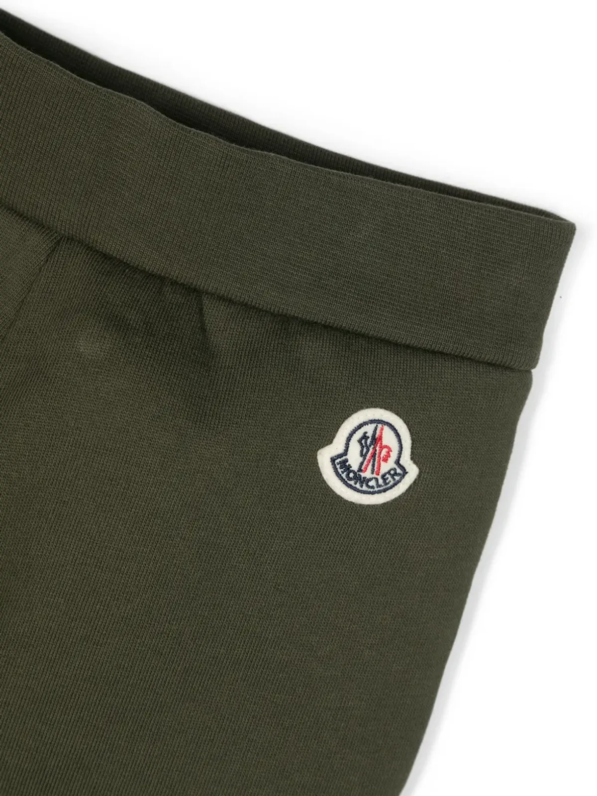 Moncler Enfant ロゴパッチ コットン トラックスーツセット - グリーン - 画像3