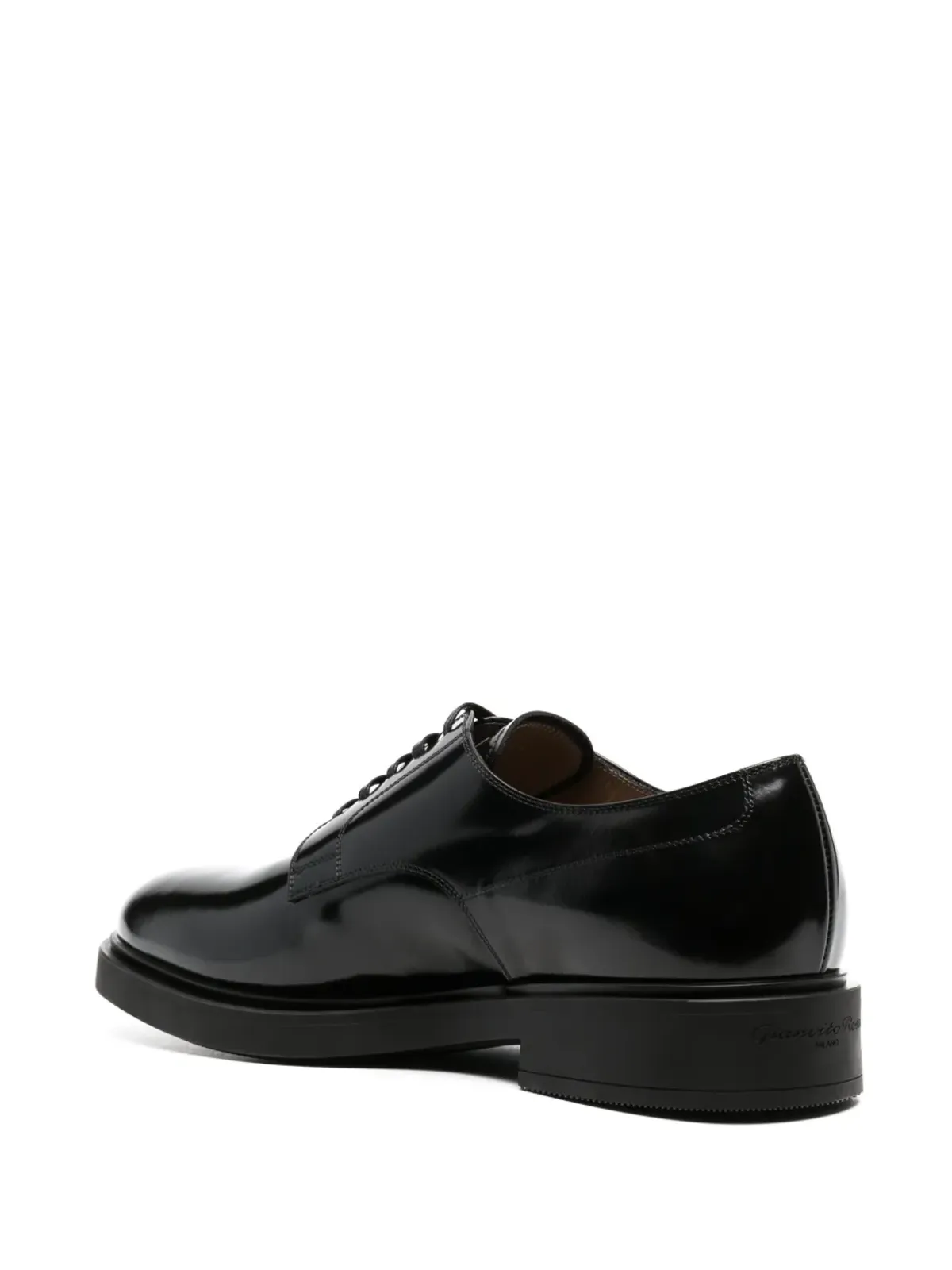 Gianvito Rossi ポリッシュドフィニッシュ オックスフォードシューズ - 画像3