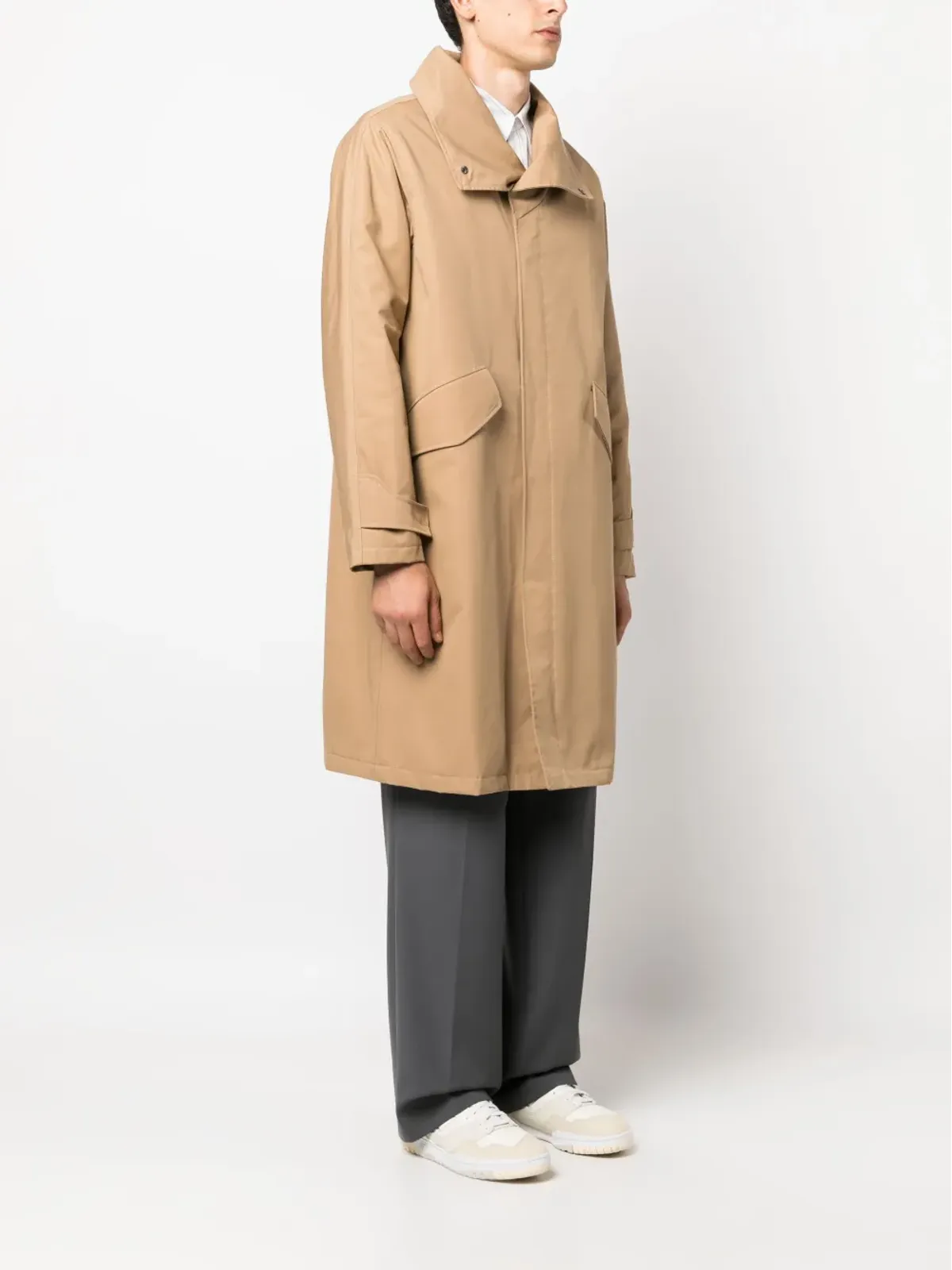 Costumein オーバーサイズカラーのトレンチコート - 画像3