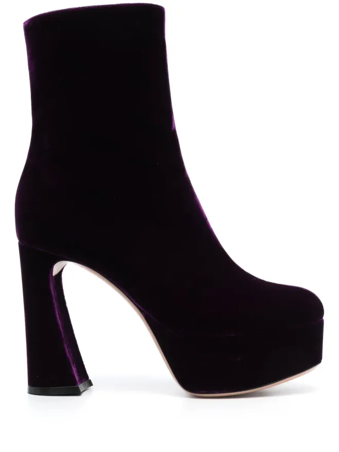 Gianvito Rossi Gianvito Rossi ブロックヒール アンクルブーツの商品画像