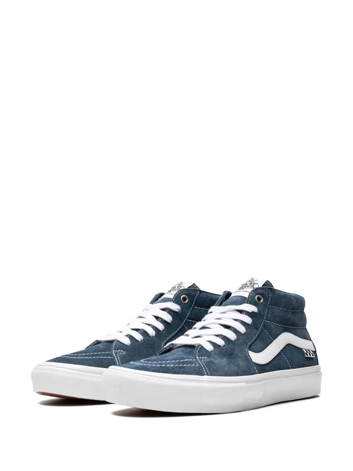 Vans スケート グロッソ ミッド ブルー/ホワイト スニーカー - 画像5